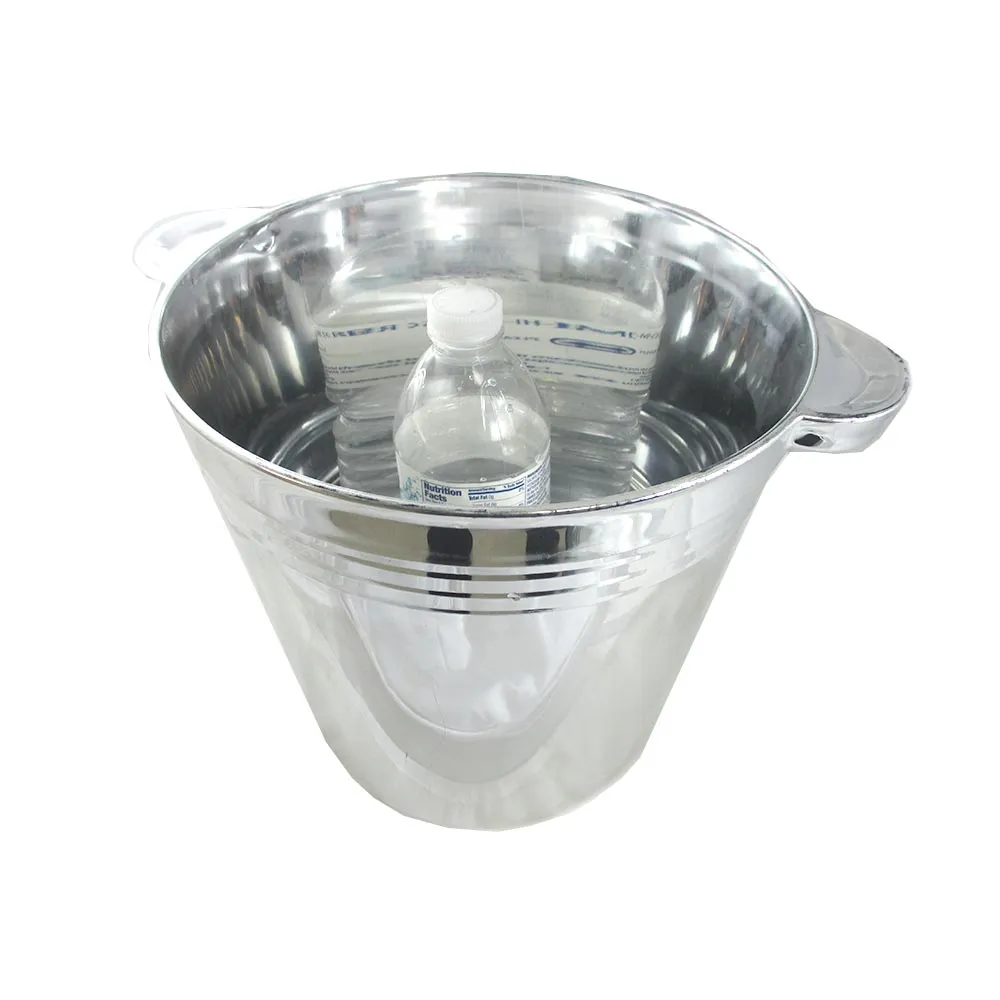 12Pc  Elegant Ice Bucket Cooler Wine Chiller Champagne Bar Beer Party Plastic 6L
