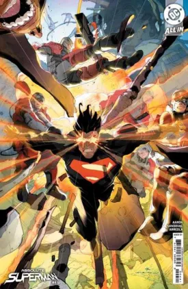 Absolute Superman #4 Cover D 1 in 25 Keron Grant Card Stock Ratio Variant