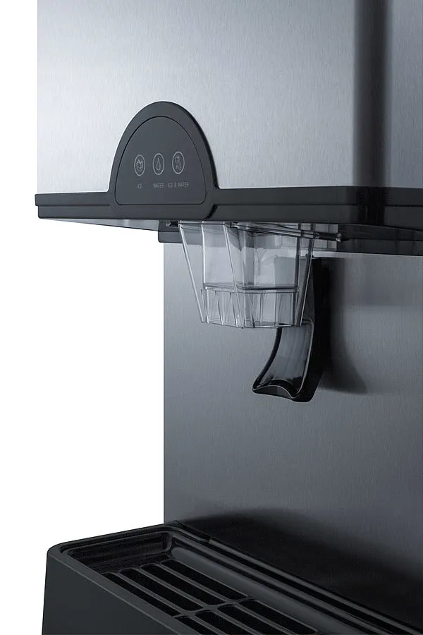 Accucold Ice & Water Dispenser in Stainless Steel with or w/o Filter - AIWD282