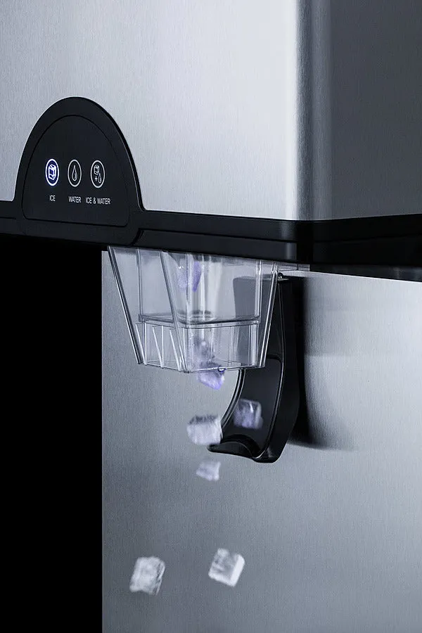 Accucold Ice & Water Dispenser in Stainless Steel with or w/o Filter - AIWD282