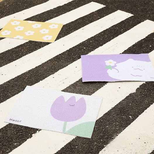 Adorable Flowers Cat Litter Mat