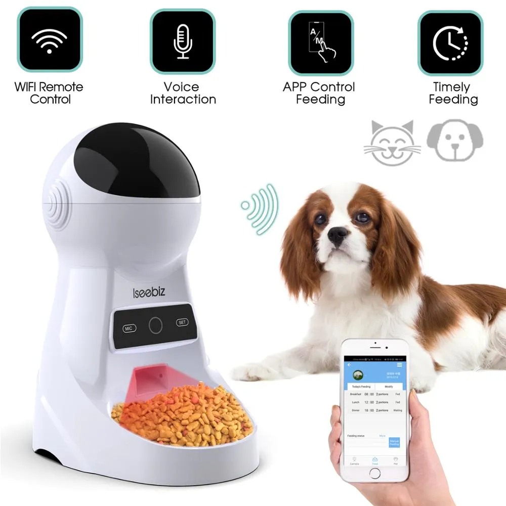 Alimentador de Pets Automático / Também pode ser controlado pelo App