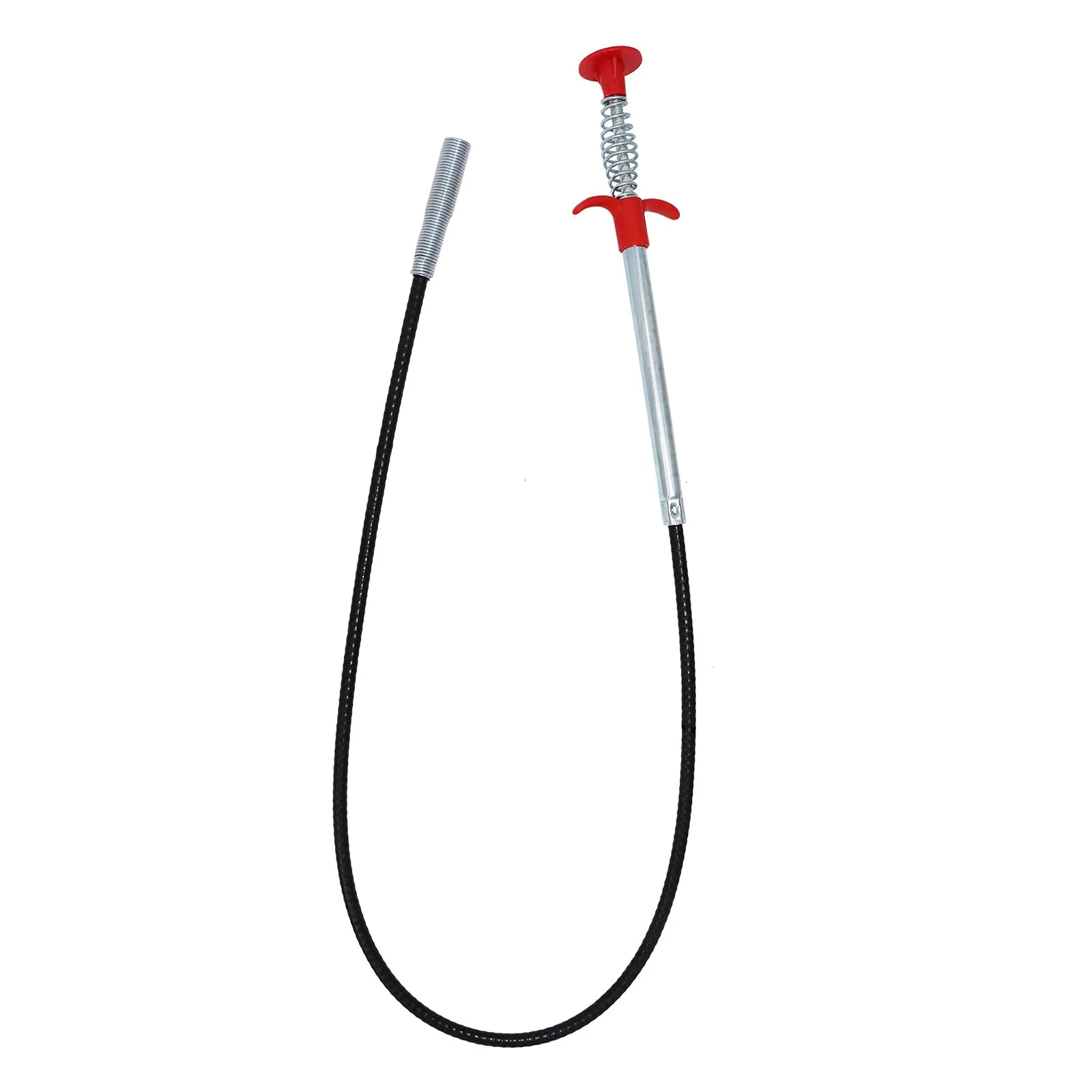 AUSAYE 35.4Inch Grabberable Pick Up Tool 4 Claws,Retractable Claw Stick,Snake & Cable Aid to Grab Trash & Unclog Hair from Litter Pick, Drain Pipe,Sink,Toilet & Clean Dryer Vents