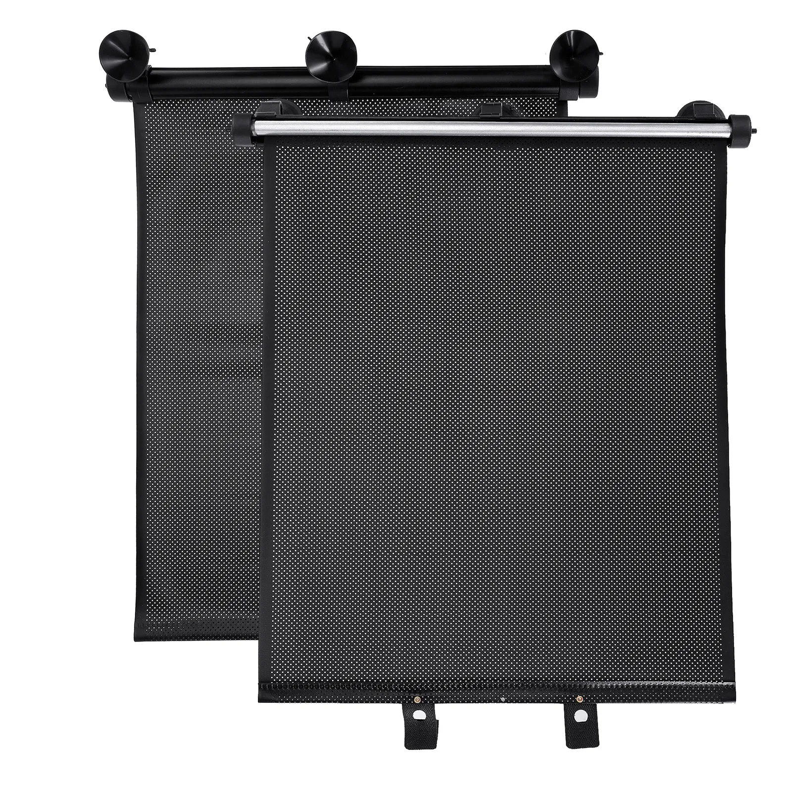 CAMTOA Winsall Auto Sun Shade - Car Sun Shade with 2Pcs Roller Sun Shade for Car Window, Retractable Car Sun Shade for Block Sun Glare and Heat