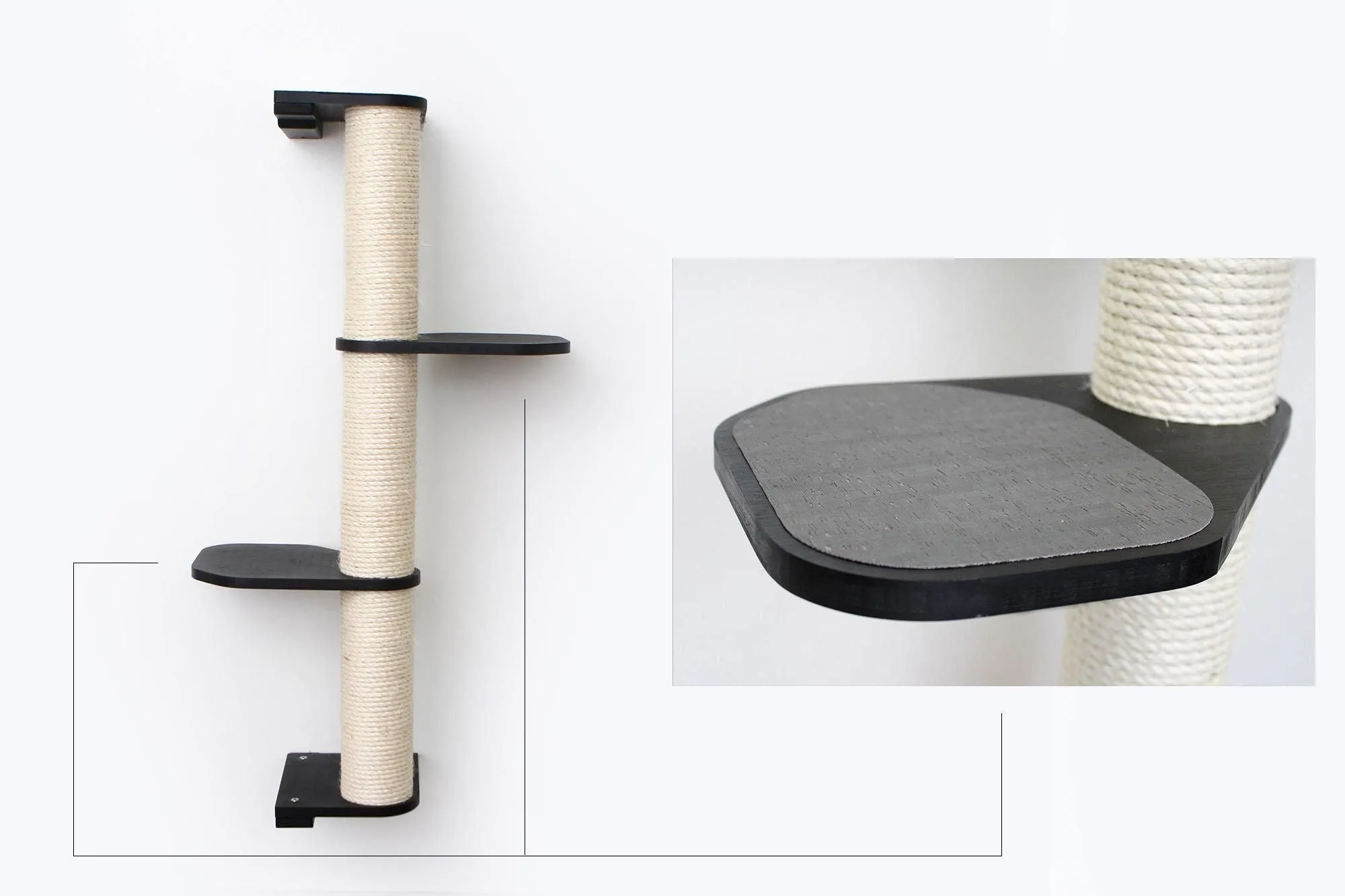 Cat Scratching Pole (Wall-Mounted)