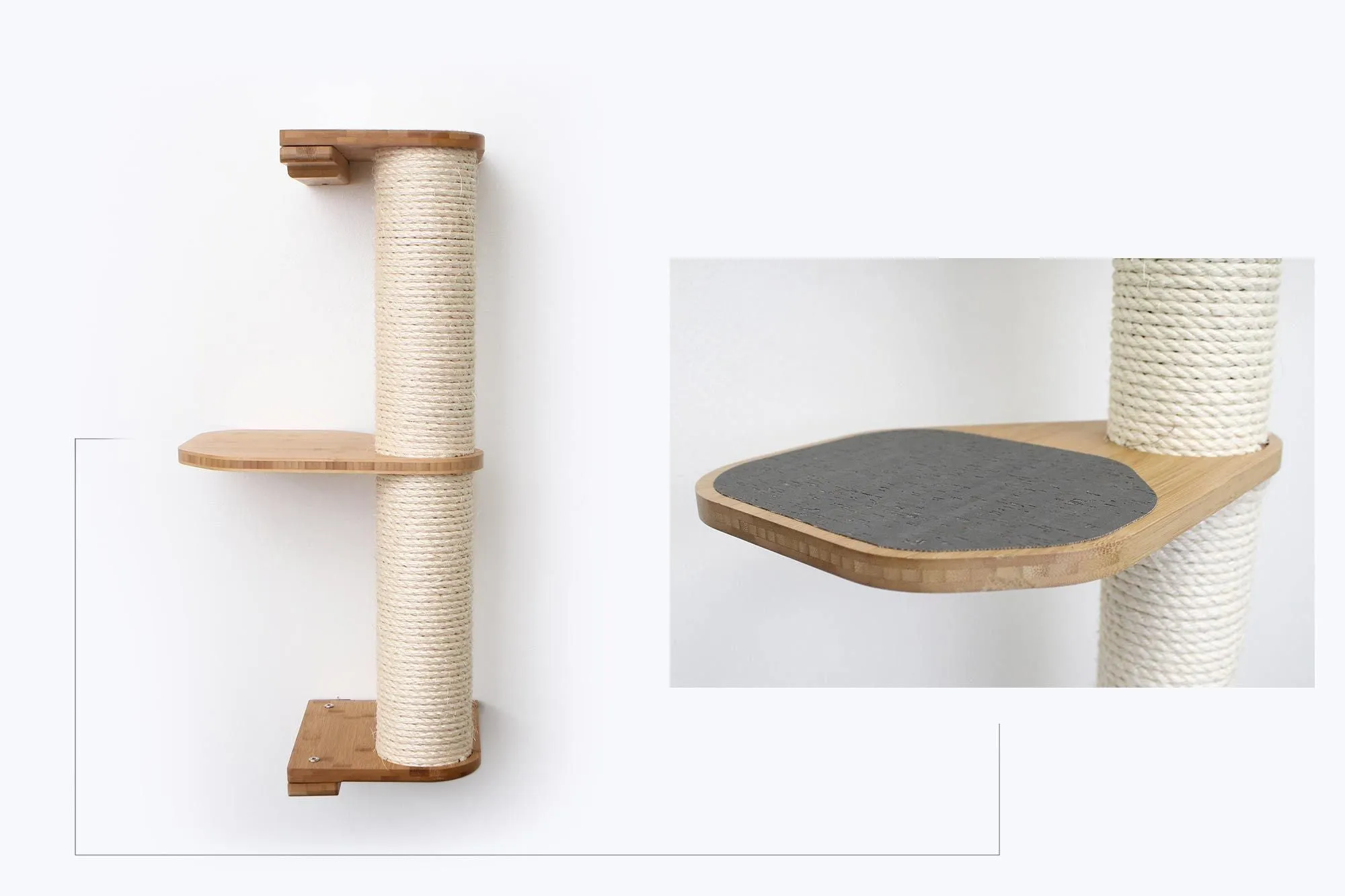 Cat Scratching Pole (Wall-Mounted)