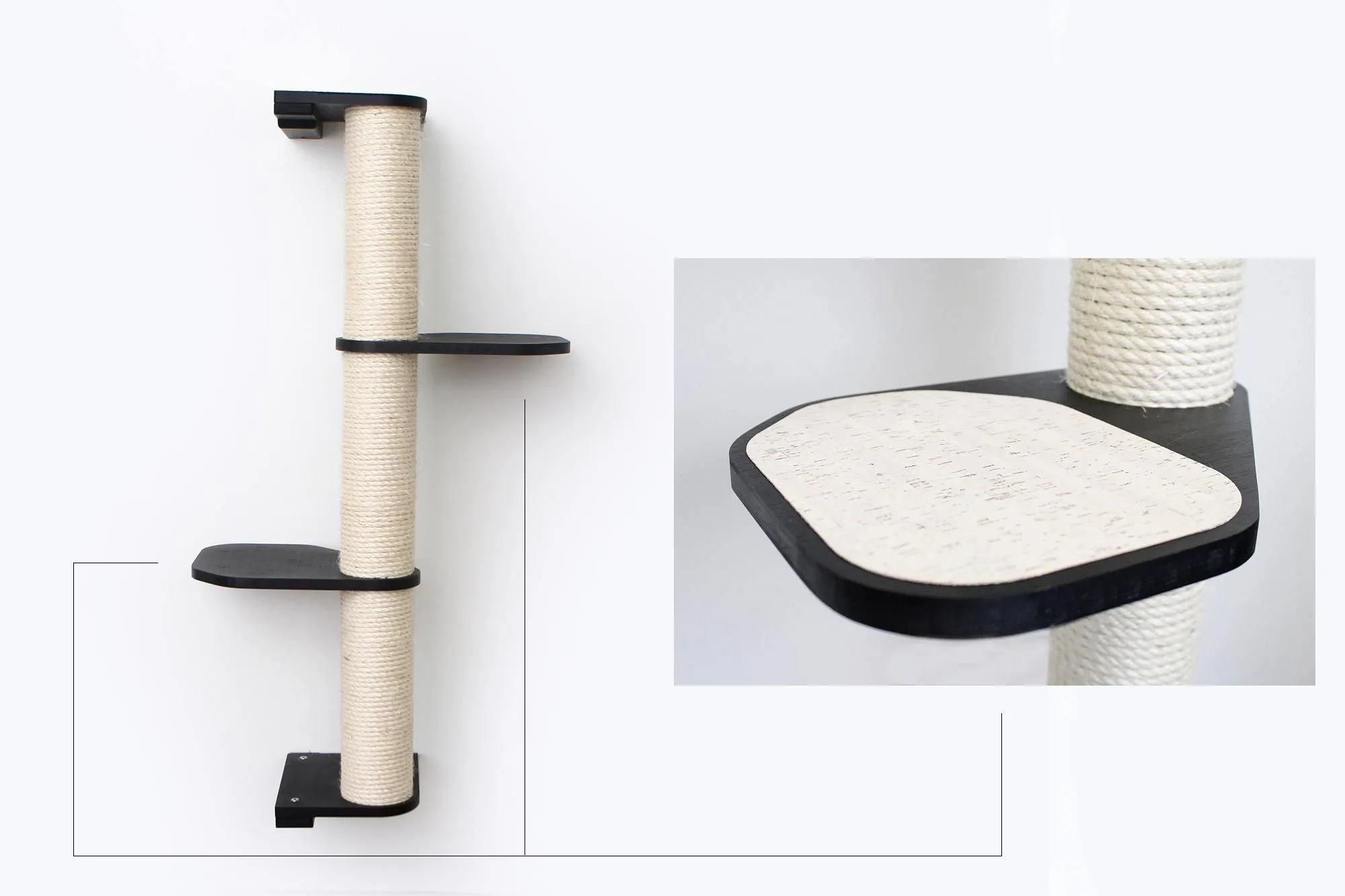 Cat Scratching Pole (Wall-Mounted)