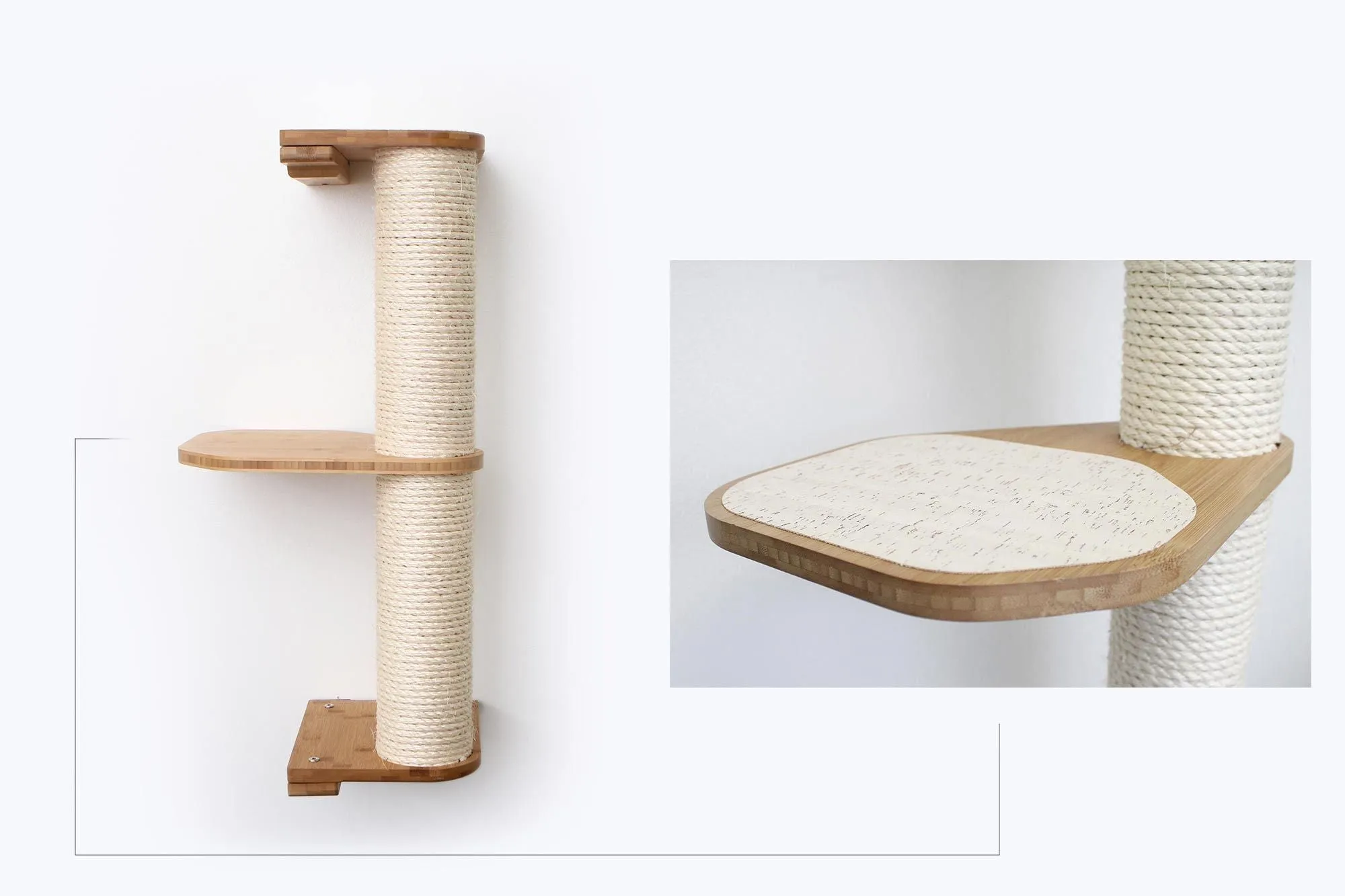 Cat Scratching Pole (Wall-Mounted)