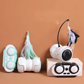 Cat Toys USB Charging Remote Control Feather Smart Electric Balance Car