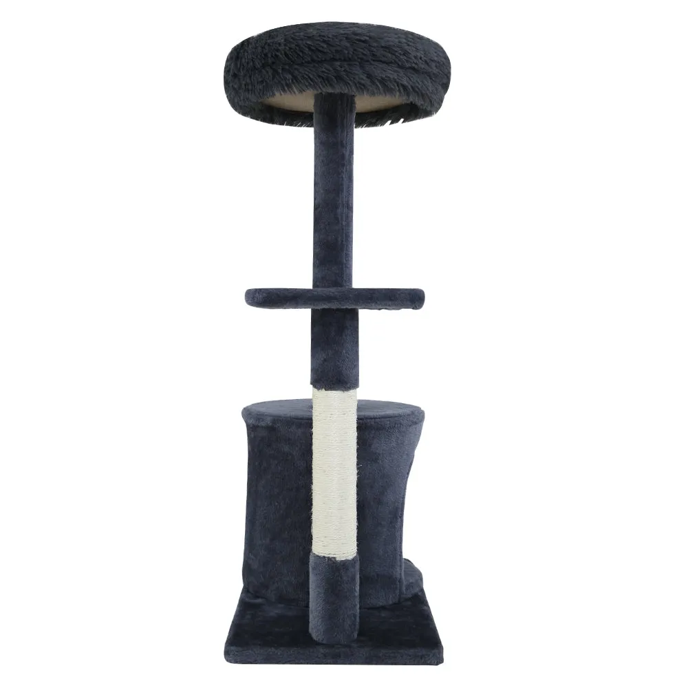 Cat Tree Scratching Post Tower Condo House, Grey, 94cm