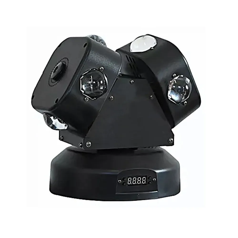 CRONY Double-ended ball rolling LED With laser 8X10W RGBW 4in1 LED Moving Head Beam Light Rotation Double Arms beam light For DJ Party