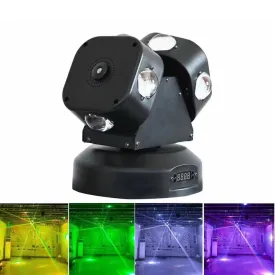 CRONY Double-ended ball rolling LED With laser 8X10W RGBW 4in1 LED Moving Head Beam Light Rotation Double Arms beam light For DJ Party
