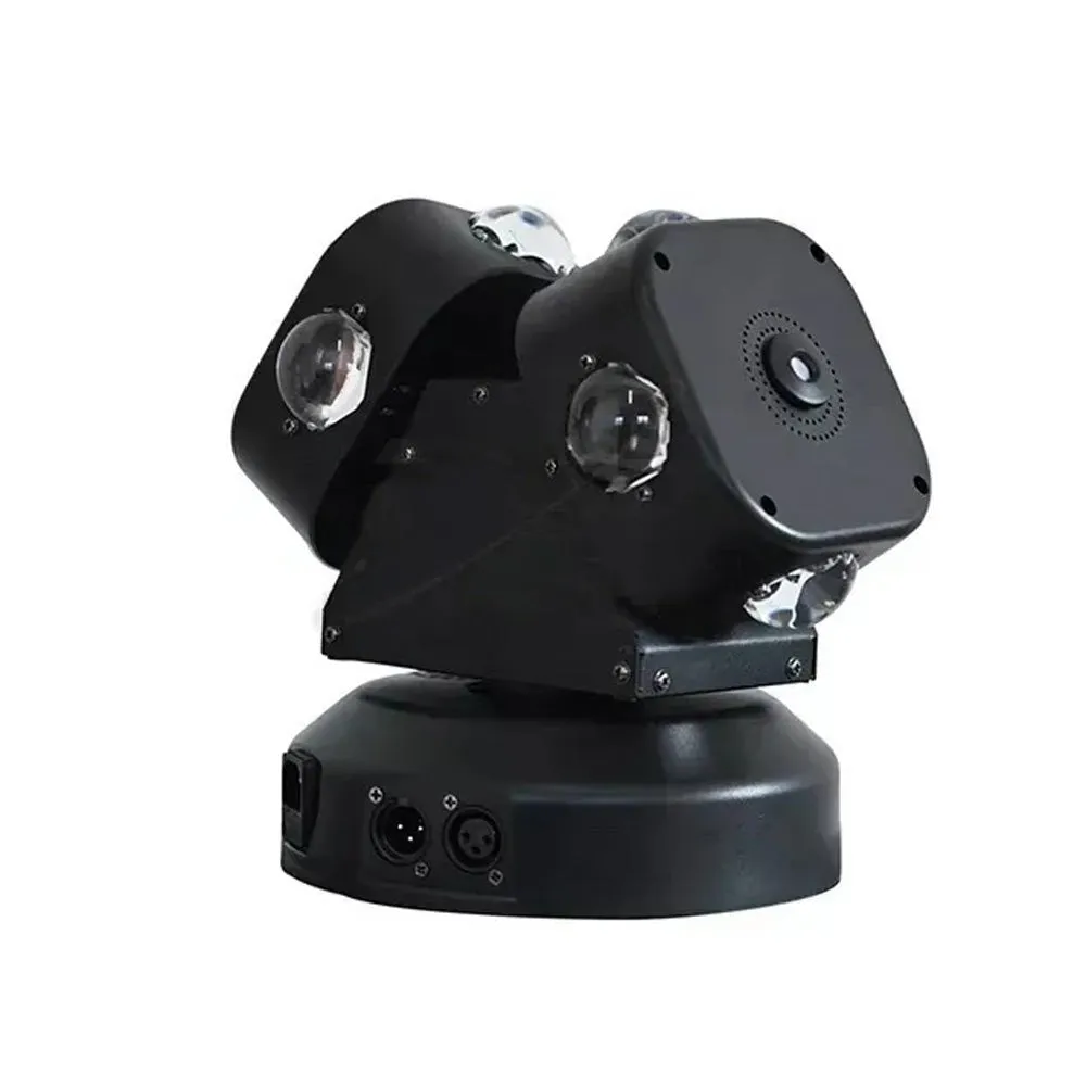CRONY Double-ended ball rolling LED With laser 8X10W RGBW 4in1 LED Moving Head Beam Light Rotation Double Arms beam light For DJ Party