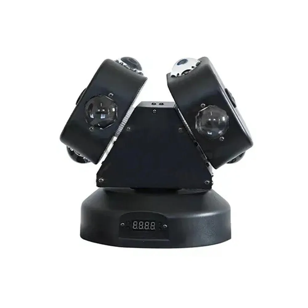 CRONY Double-ended ball rolling LED With laser 8X10W RGBW 4in1 LED Moving Head Beam Light Rotation Double Arms beam light For DJ Party