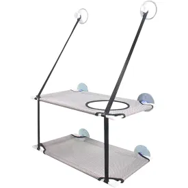 Double Layer Suction Cup Cat Window Perch Hammock