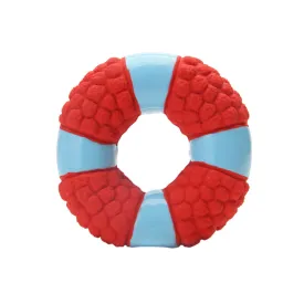 EEToys Lifebuoy Squeaky Dog Toy 11.5cm -Red