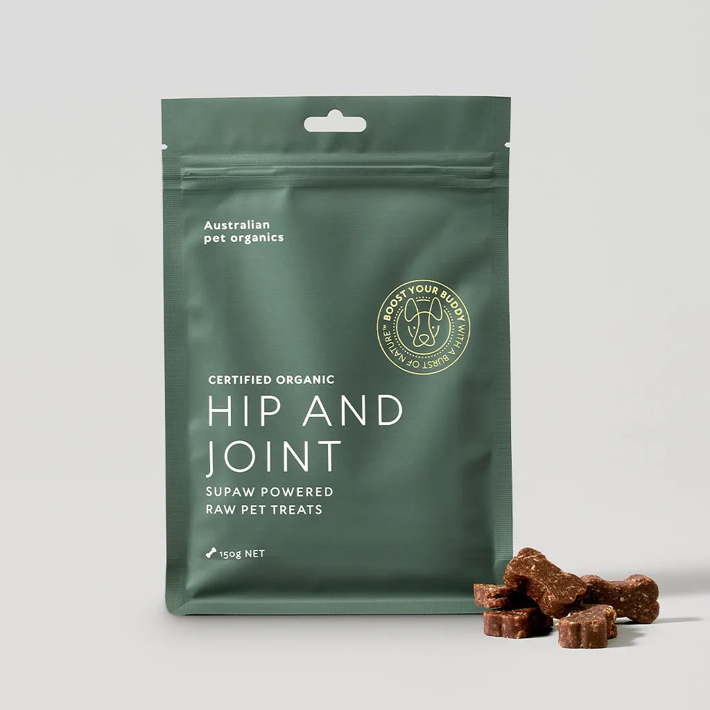 Hip & Joint Organic Treats - Rosehip, Turmeric & Supaw Blend