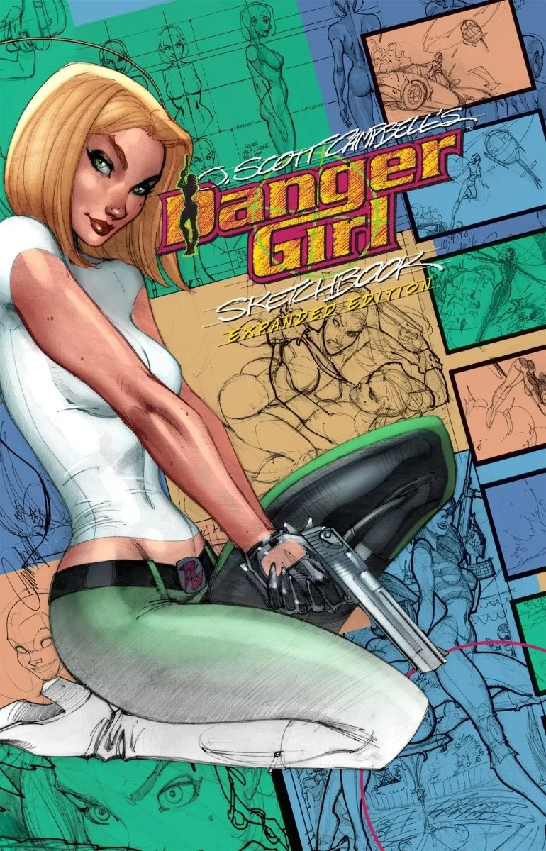 J. Scott Campbell Danger Girl Sketchbook: Expanded Edition HC