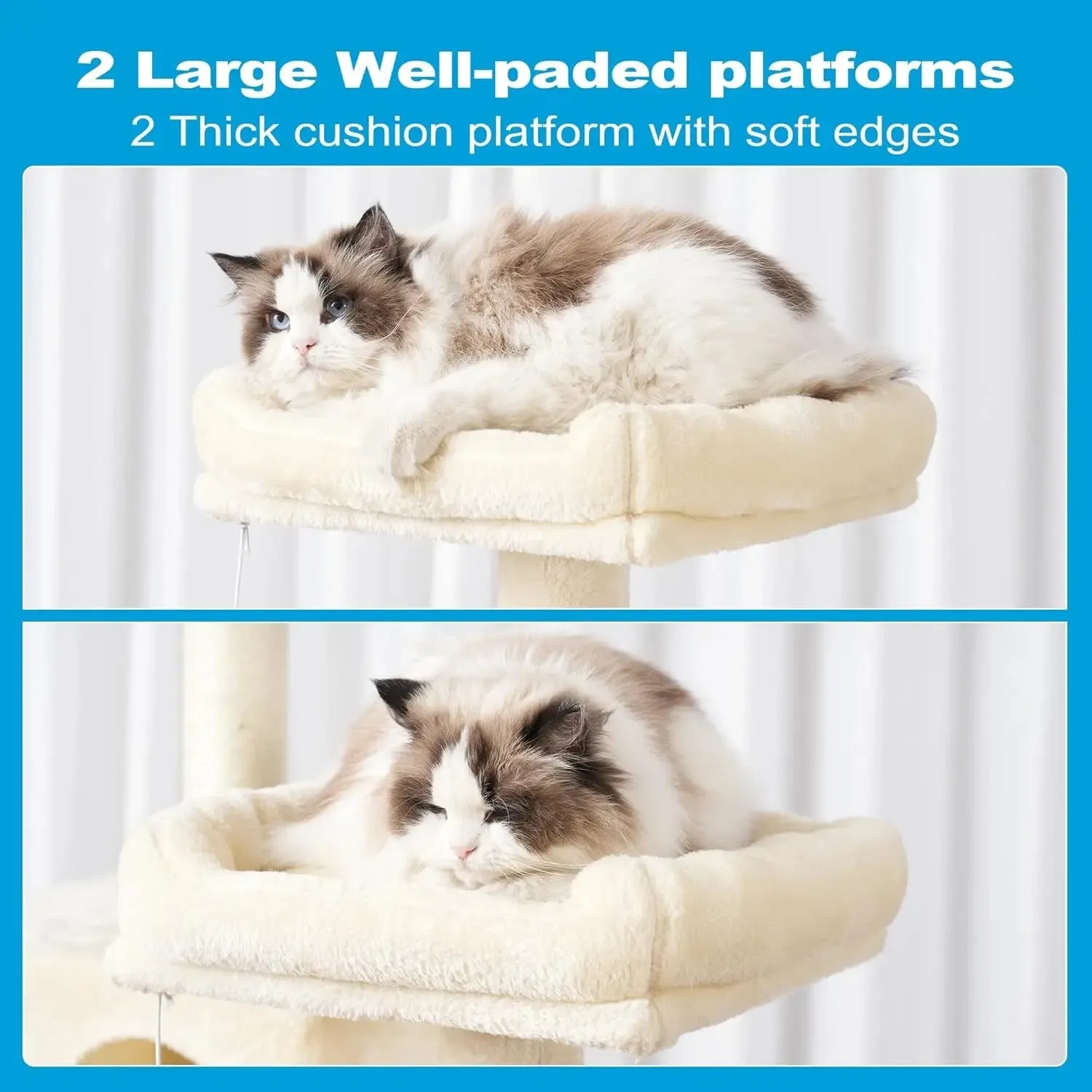 Large cat tree Multi-Level Cat Tree Condo Furniture