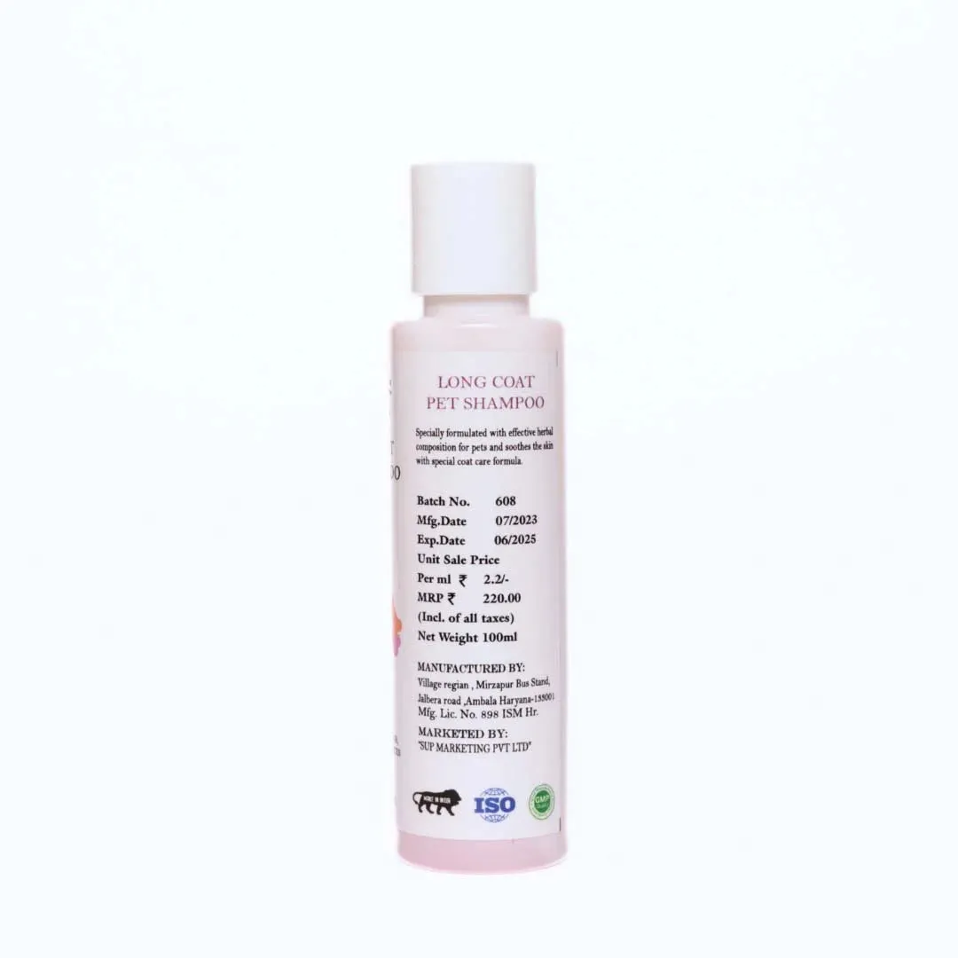 Long Coat Pet Shampoo - 100 ml