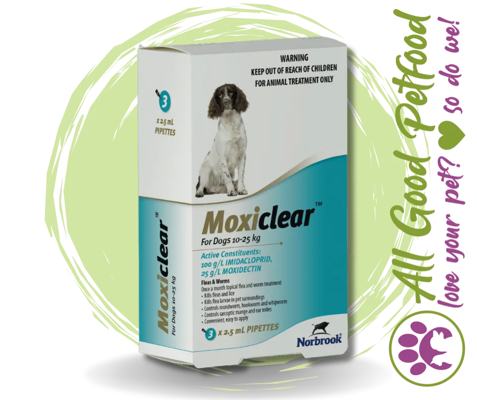 Moxiclear - For Dogs Over 10kg - 25kg - 3 Pack