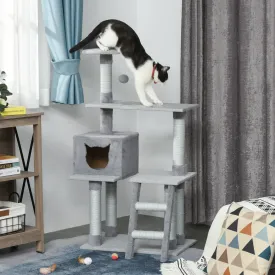 Multi-level Cat tree w/ scratching post and dangling ball