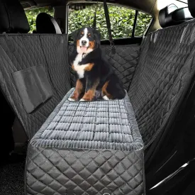 Non-Slip Dog Bed Mat for Car, Fuzzy Backseat Pet Mat, Travel Pet-Friendly Seat Cover for Cars, Compatible with Backseat Extenders and Seat Protectors 24.8x54 inch