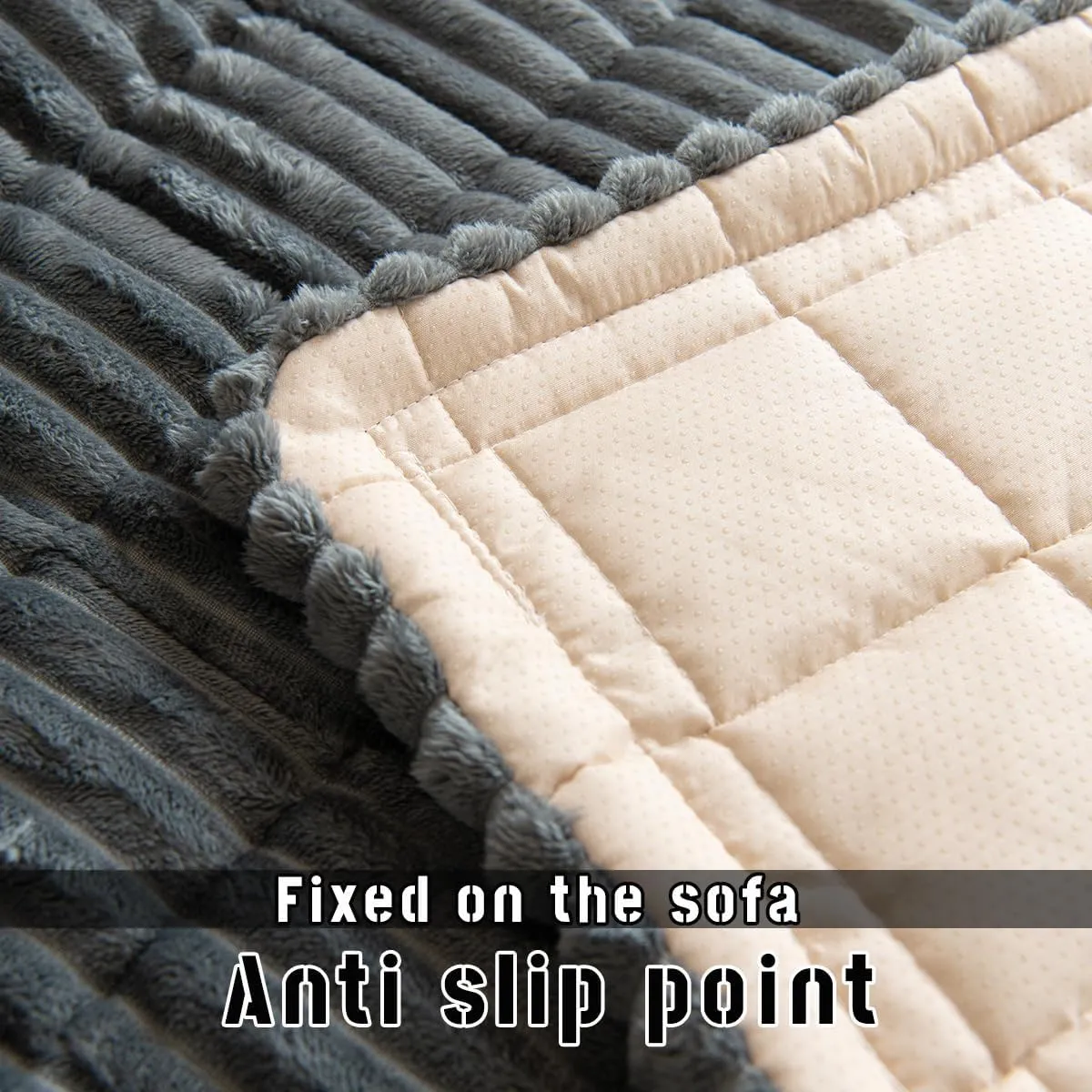 Non-Slip Dog Bed Mat for Car, Fuzzy Backseat Pet Mat, Travel Pet-Friendly Seat Cover for Cars, Compatible with Backseat Extenders and Seat Protectors 24.8x54 inch