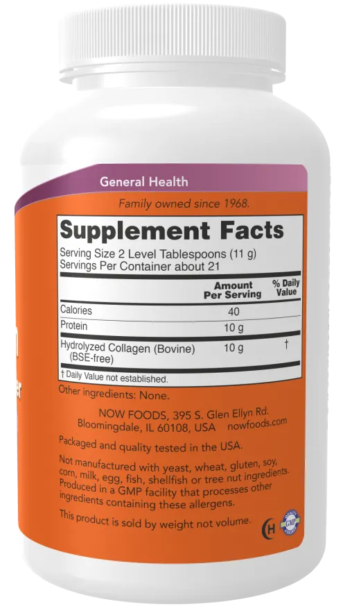 Now Collagen Peptides Powder