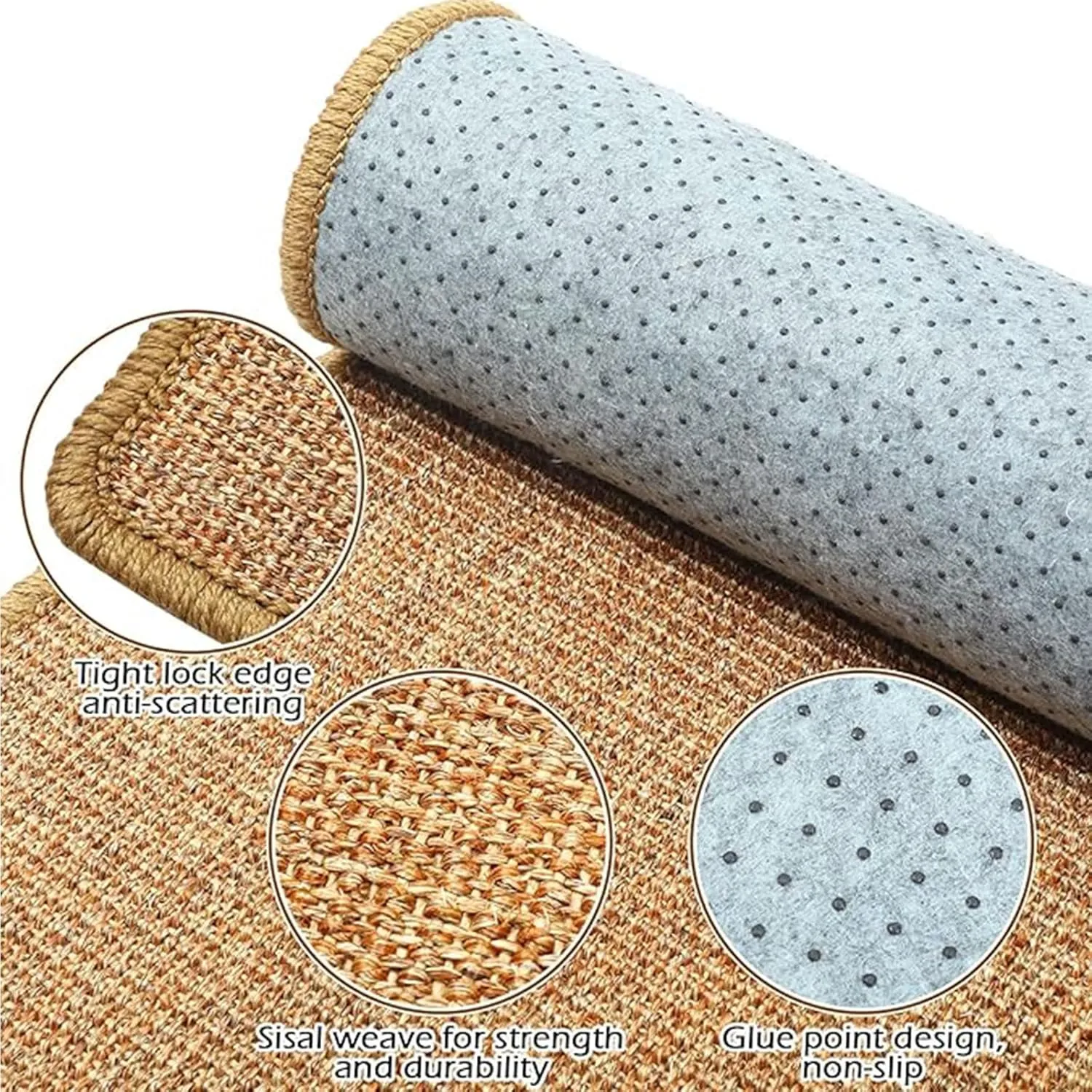 Oncpcare 2PCS Rabbit Scratch Mat Natural Bunny Scratching Pad Claws and Teeth Care Rabbit Mats for Cages Rabbit Chew Toys for Bunny Pet Cage Bedding for Biting Sleeping Nesting, 16x12