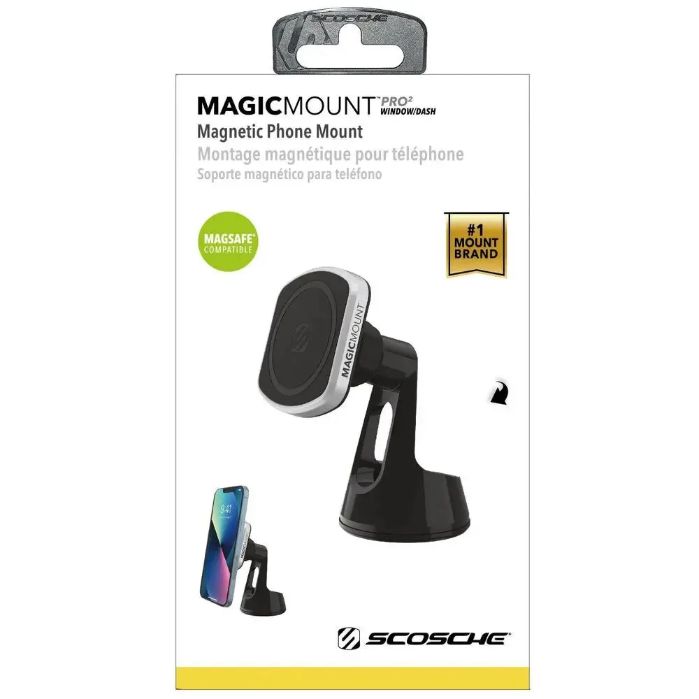 Open Box - Scosche MagicMOUNT Pro 2 Window/Dash Mount - Black