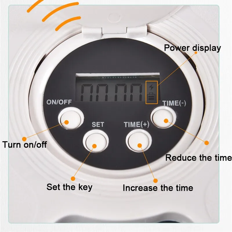 Pet Automatic Timer 6 Grids Food Dispenser