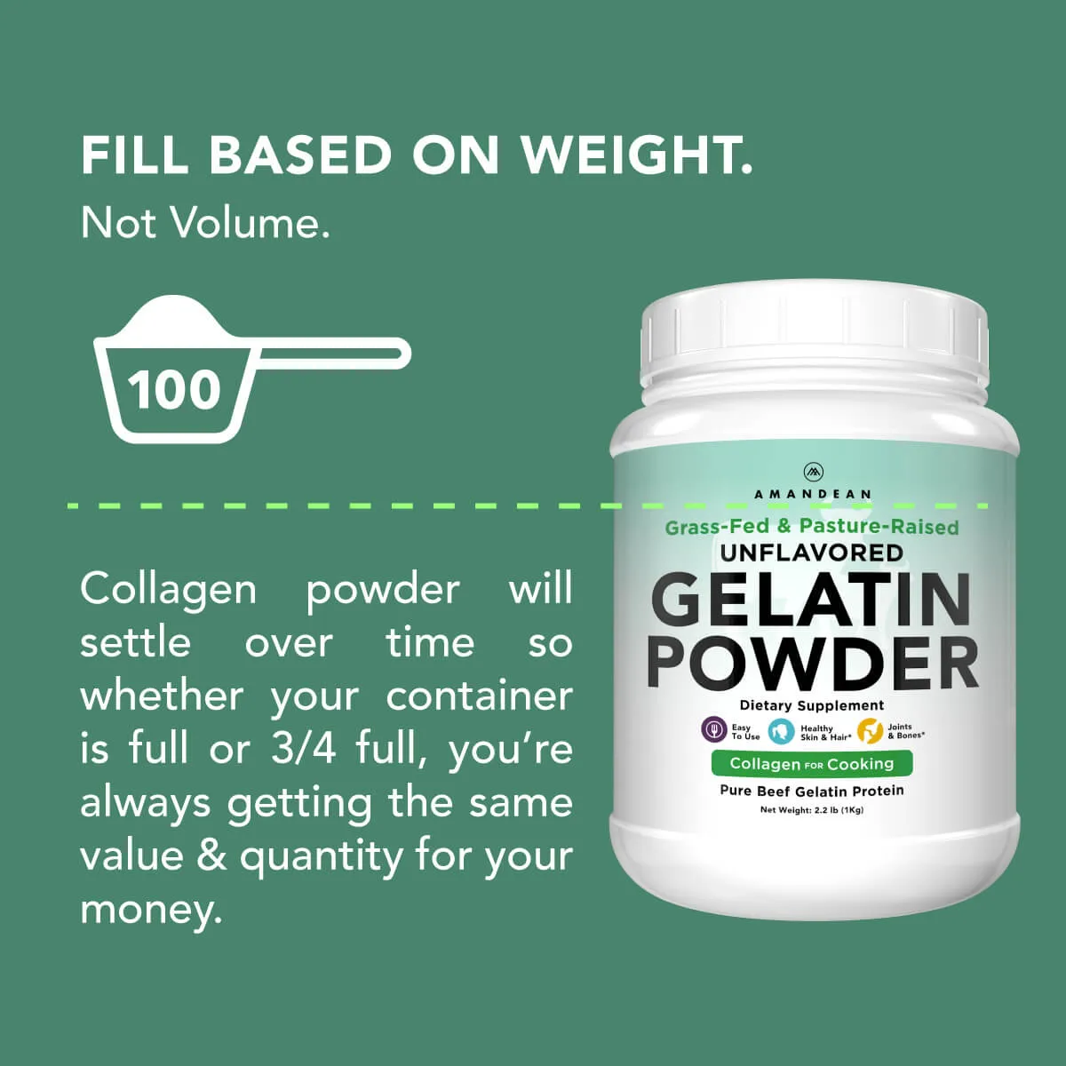 Premium Grass-Fed Gelatin Powder (1kg)