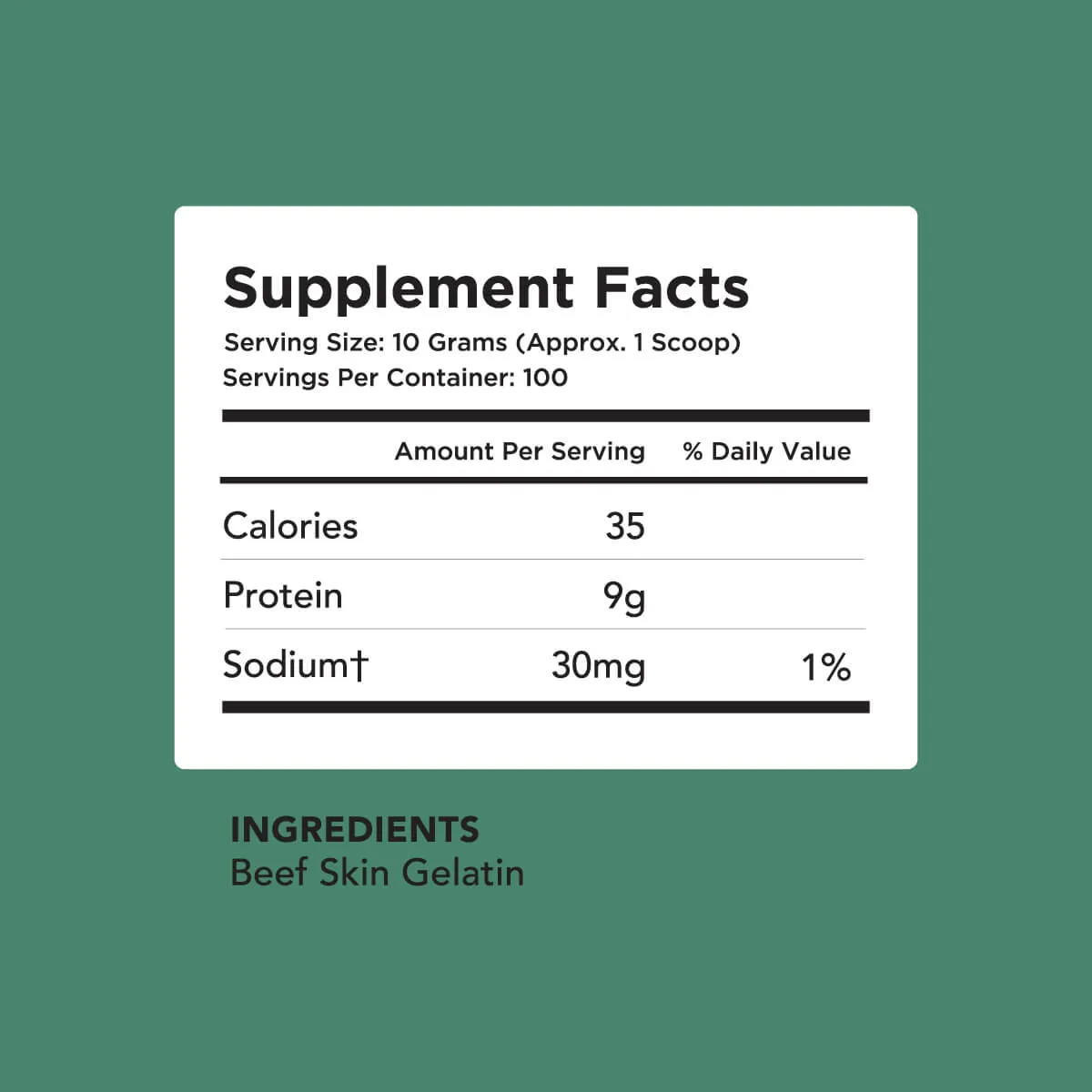 Premium Grass-Fed Gelatin Powder (1kg)