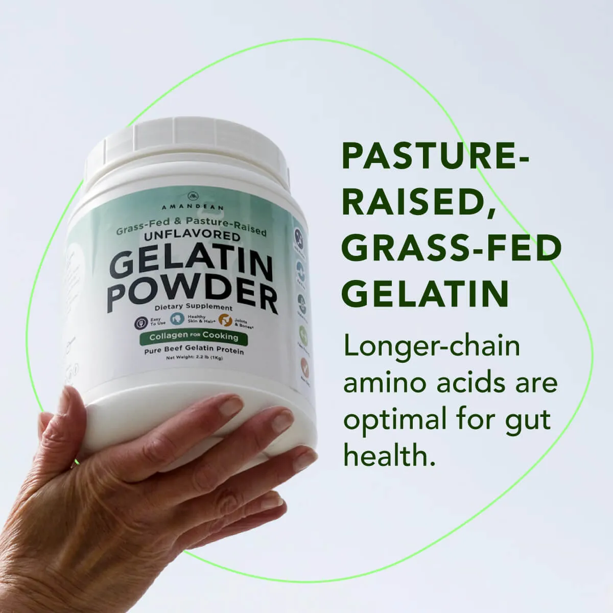 Premium Grass-Fed Gelatin Powder (1kg)