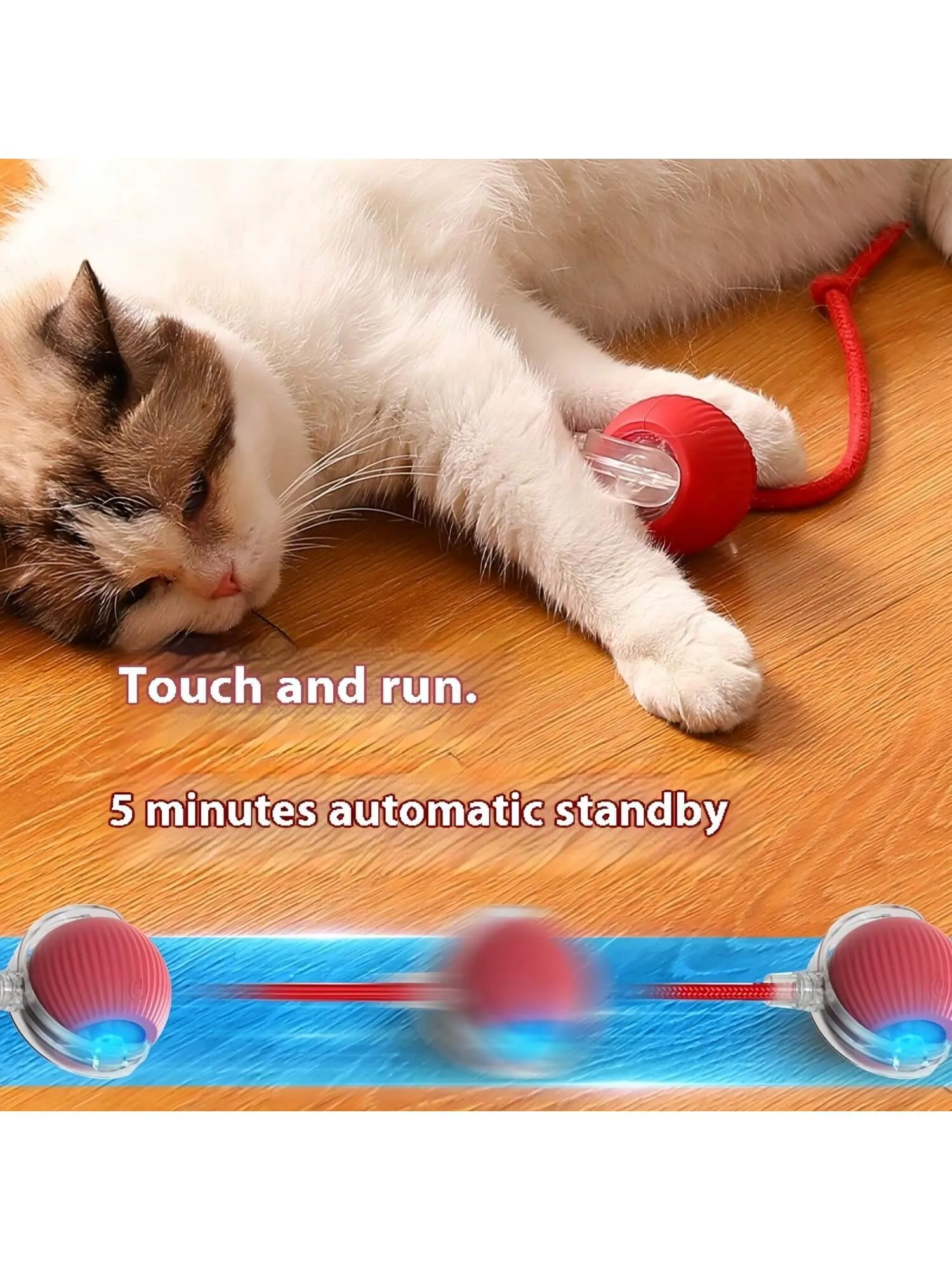 Rolling ball cat toy|1pc Pet Toy, Gravity Intelligent Rolling Ball, Electric Cat Toy