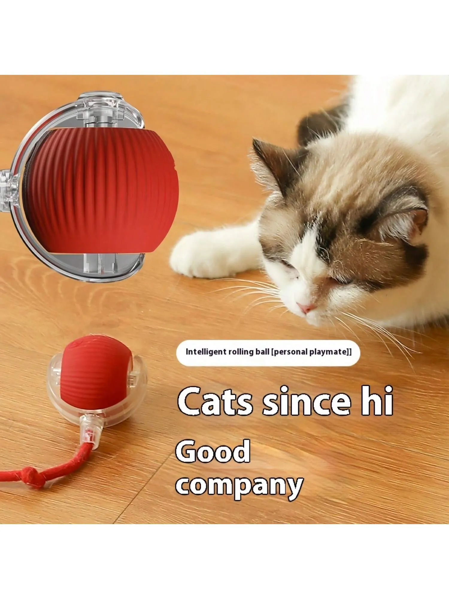 Rolling ball cat toy|1pc Pet Toy, Gravity Intelligent Rolling Ball, Electric Cat Toy