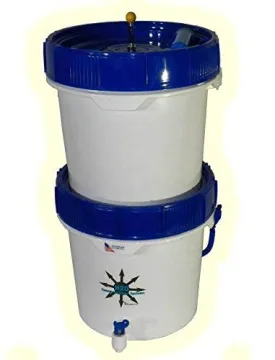 SHTFandGO Gravity Well Ultra Water Filter Purifier 9000  Gallons with 3 Black Candle Filters
