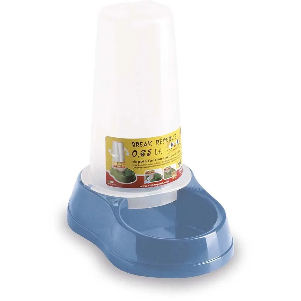 Stefanplast Food & Water Dispenser for Dogs & Cats 0.65L