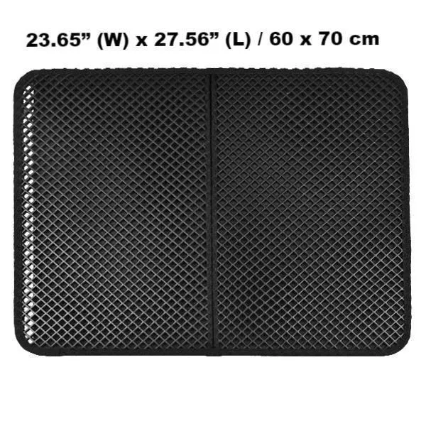 Trap Cat Litter Mat - Waterproof Cat Litter Catcher - Upgraded 2019