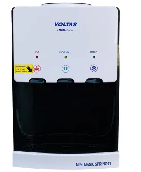 Voltas Spring TT Table Top Water Dispenser with Three Temperature Tap and Compact Design (White and Black)