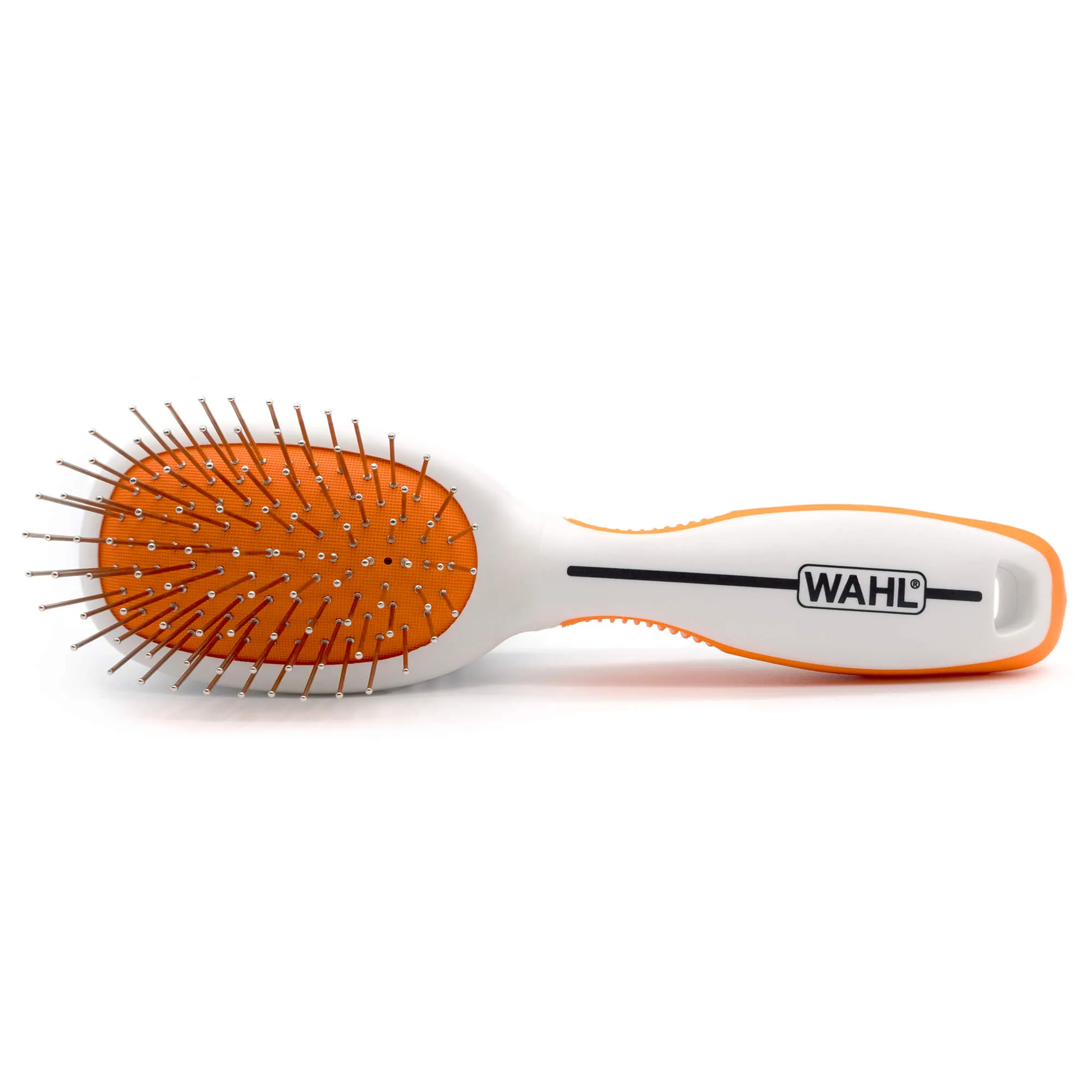 Wahl Orange/White Small Double Sided Pin/Bristle Brush
