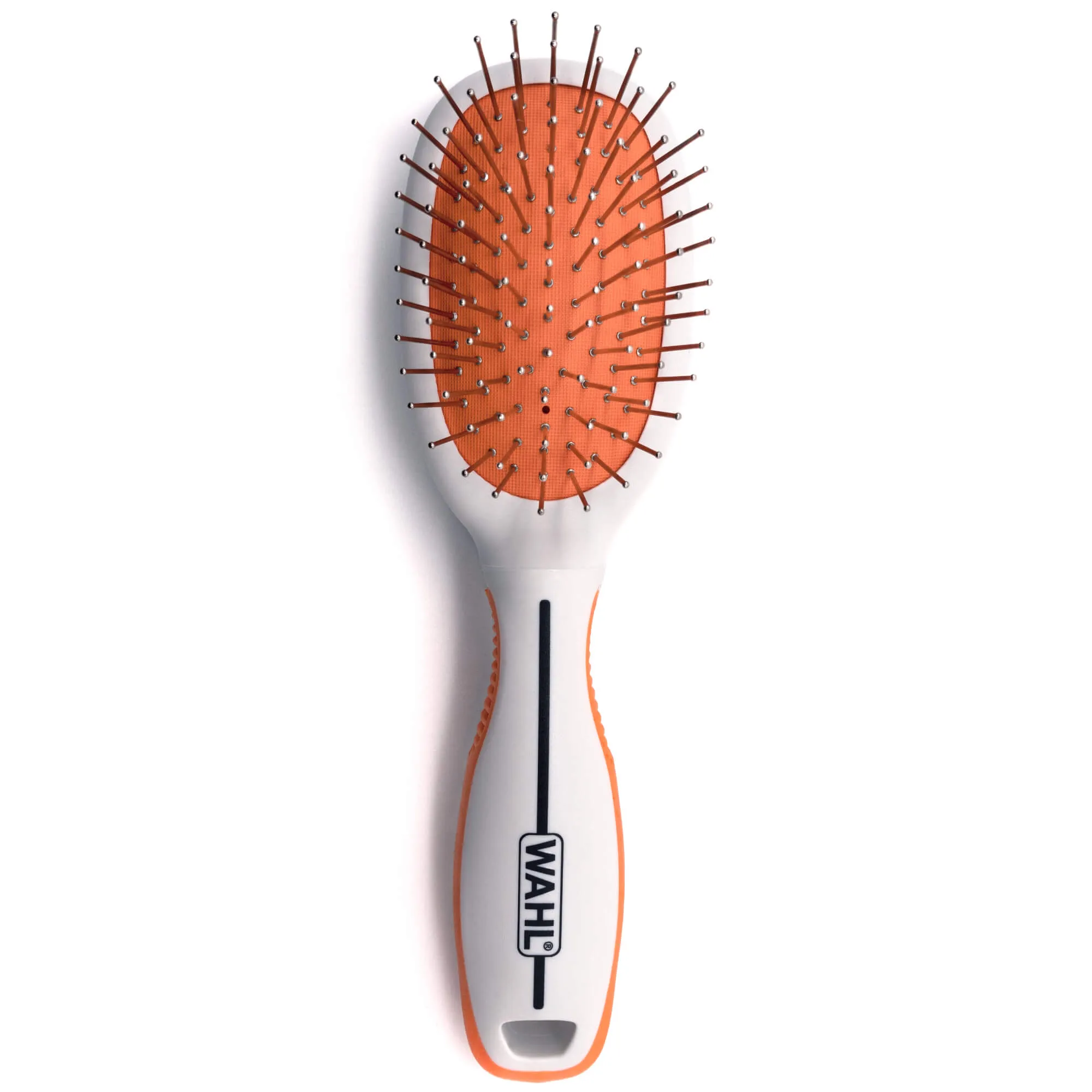 Wahl Orange/White Small Double Sided Pin/Bristle Brush